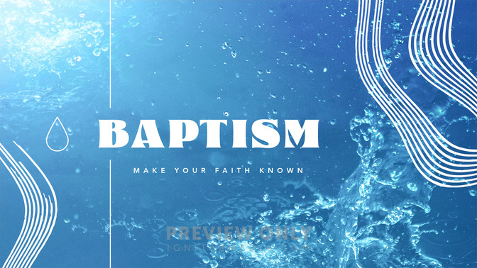 summer sun - baptism
