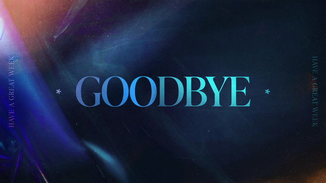 summer reflection - goodbye
