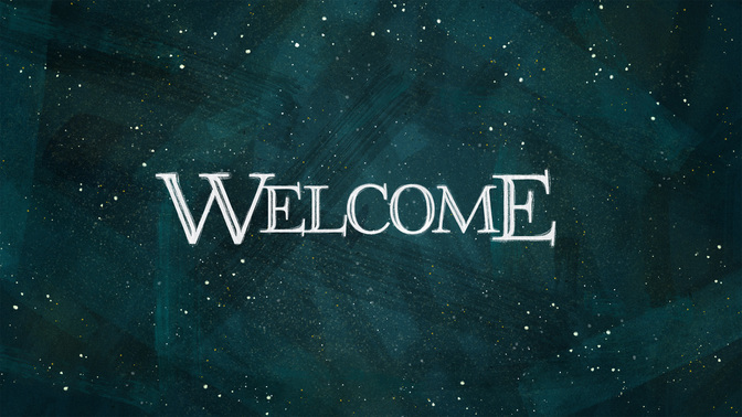 jeweled brush christmas - welcome