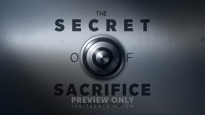 the secret of sacrifice