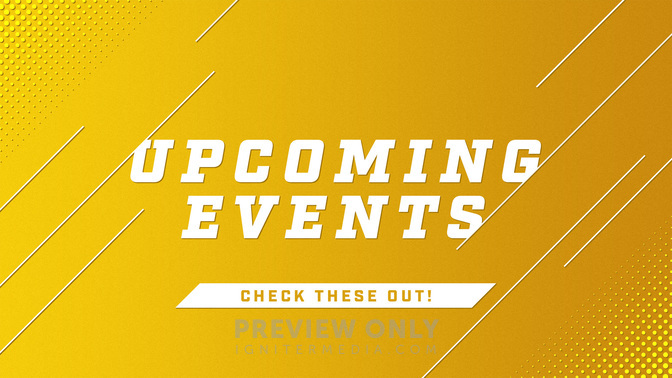 sporty colors - upcoming events