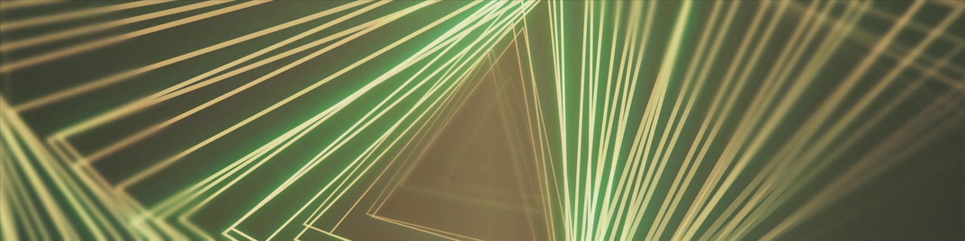 fanning lines - green