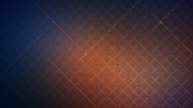 plaid colors - orange and blue