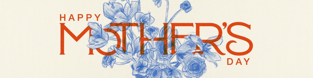 floral sketch - happy mothers day