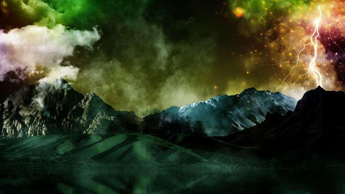 surreal mountains 2