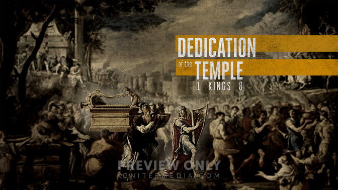dedication of the temple