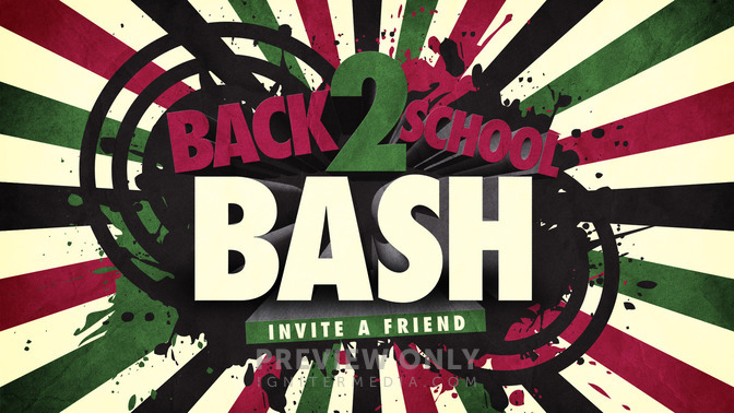 back 2 school bash