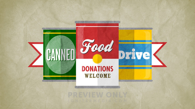 canned food drive