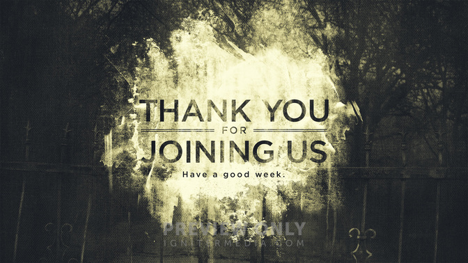 dark places - thank you for joining us