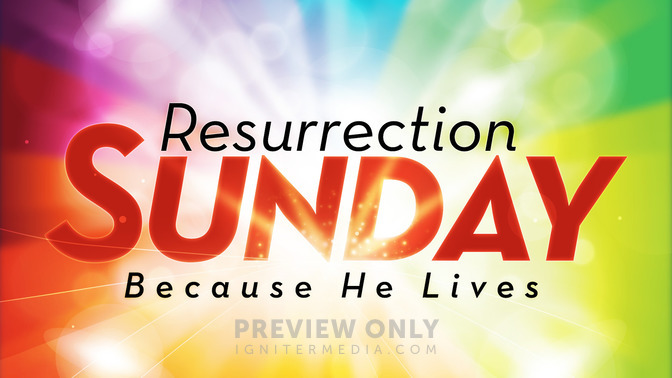 colorful - resurrection sunday