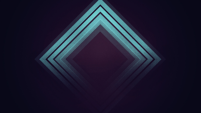 geo diamonds - blue
