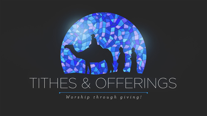 stained glass - tithes & offerings