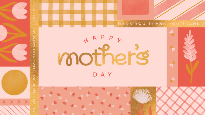 petal patterns - happy mothers day