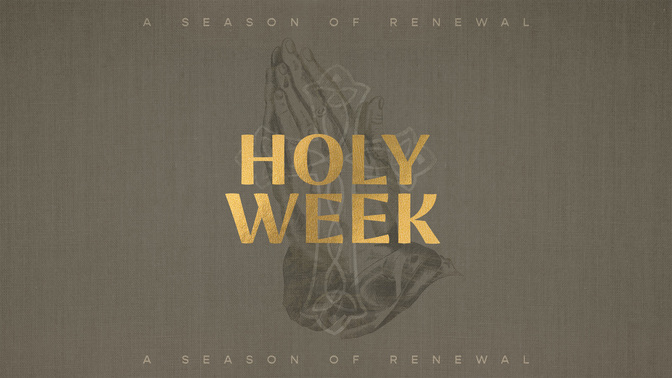sayings of easter - holy week