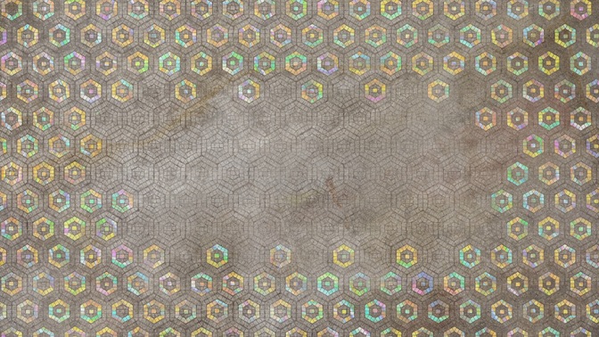 easter tile - small hexagon