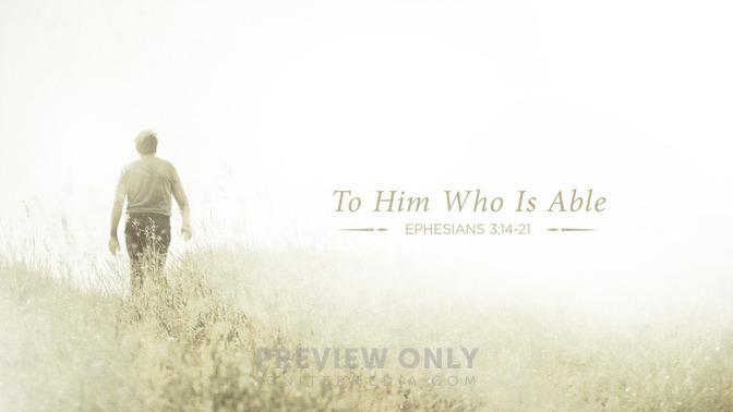 to him who is able