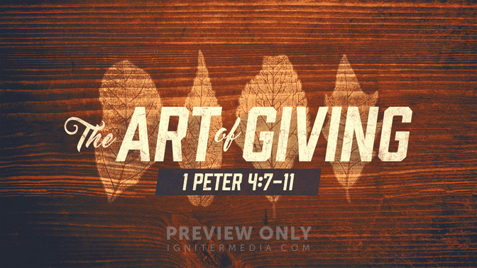 wood leaves - the art of giving
