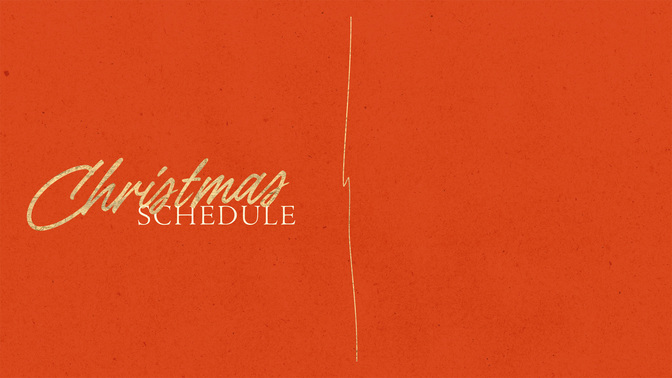 advent type - christmas schedule