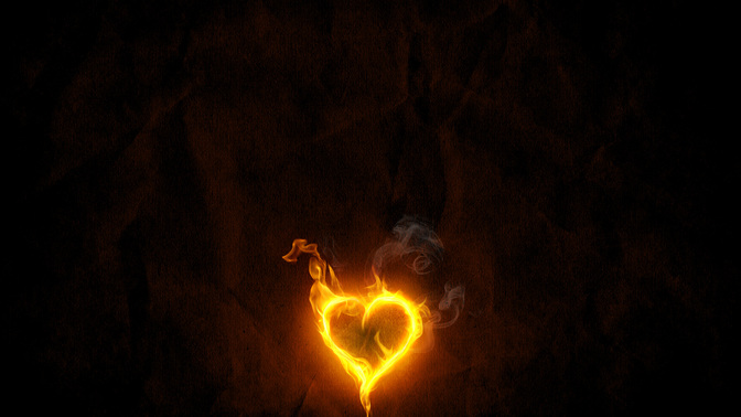 burning heart