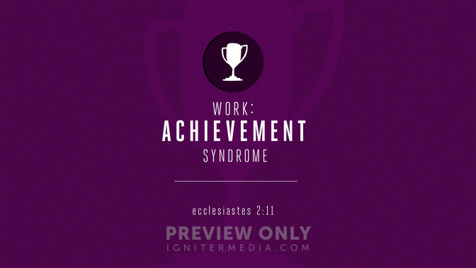 rhythm of life  - work achievement syndrome