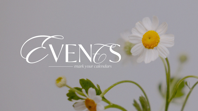 floral details - events