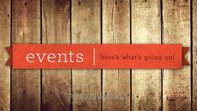 wooden pallet - events