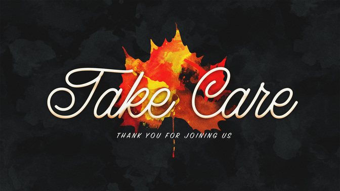 painted leaves - take care