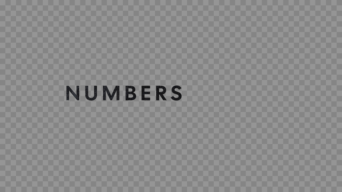 testament textures - numbers
