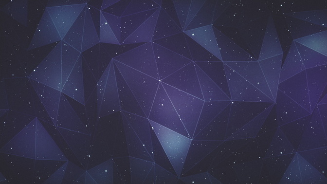 shattered sky - blue