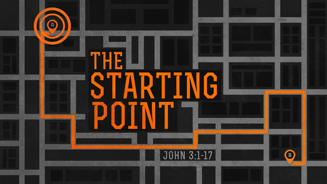 the starting point