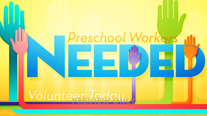 preschool workers needed