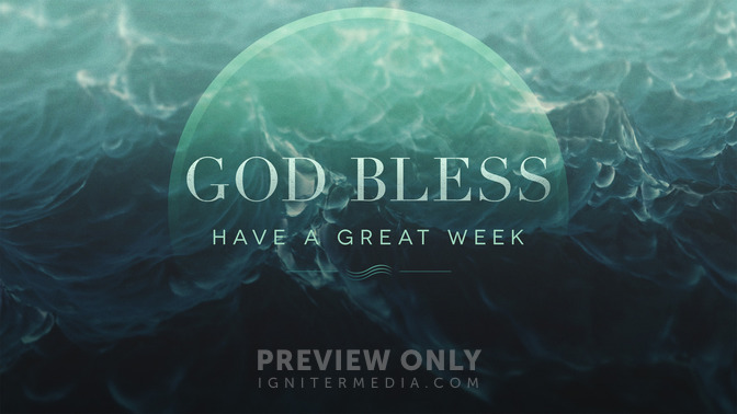 baptism waves - god bless