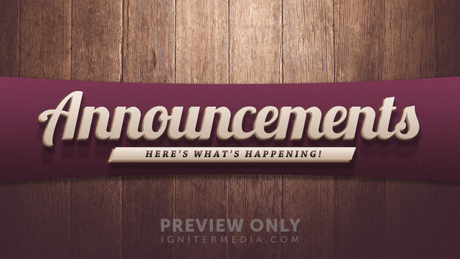 timber panels - announcements
