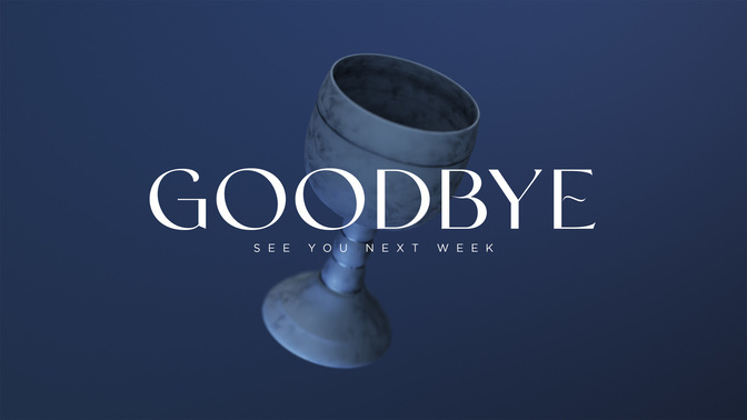 maundy thursday ink - goodbye