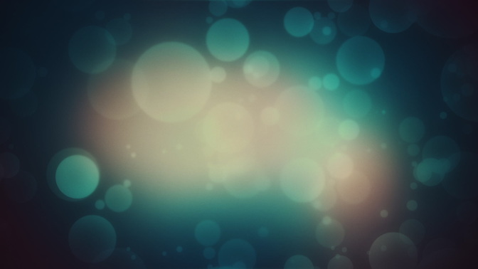 floating bokeh