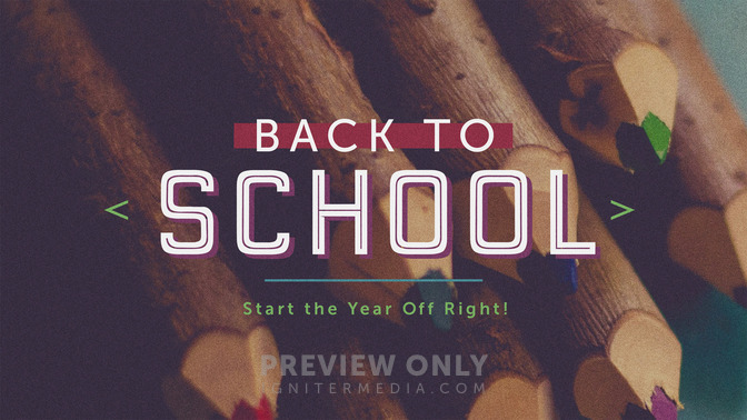 back to school