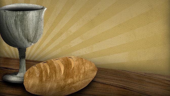 last supper bread and cup