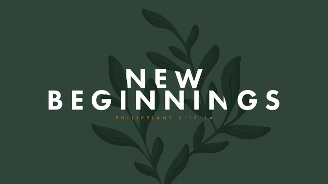 new beginnings