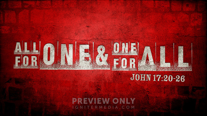 all for one & one for all