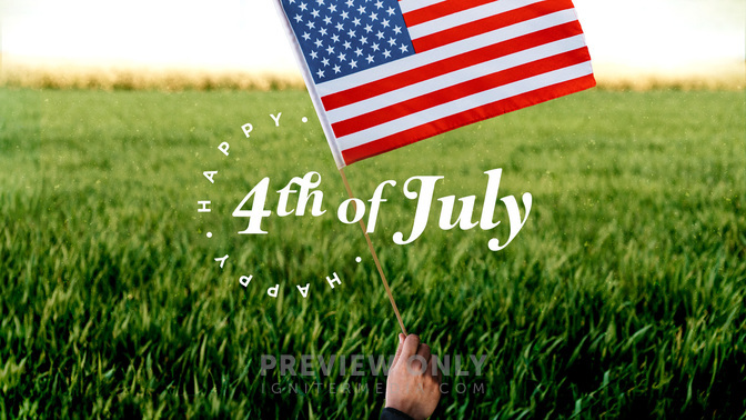 july fields - happy 4th of july
