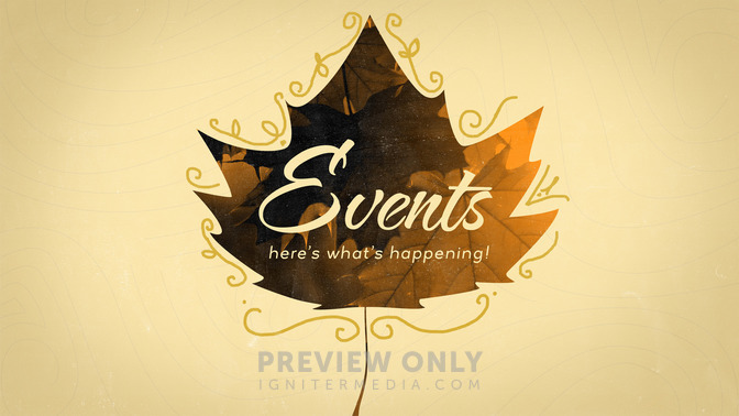 leaf silhouettes - events