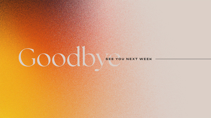 salt + light - goodbye
