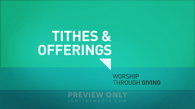 summer stripes - tithes & offerings