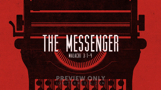 red illustrations - the messenger