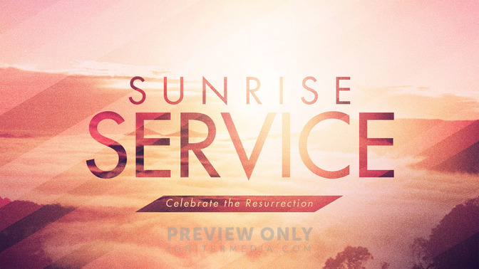 sunrise service