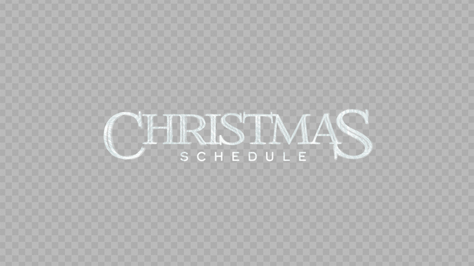 jeweled brush christmas - christmas schedule