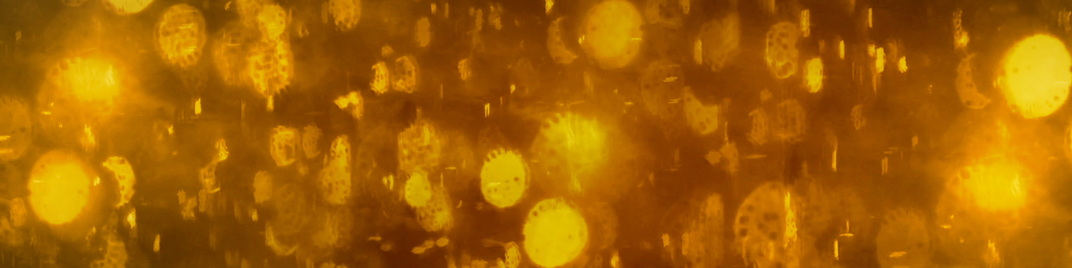 streaked bokeh - static gold