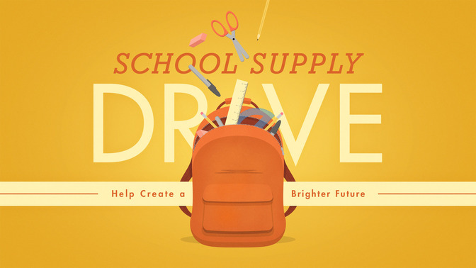 school supply drive