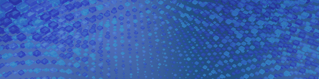 cube wave - 1 blue