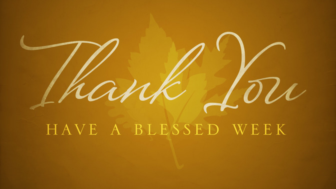 orange leaves - thank you